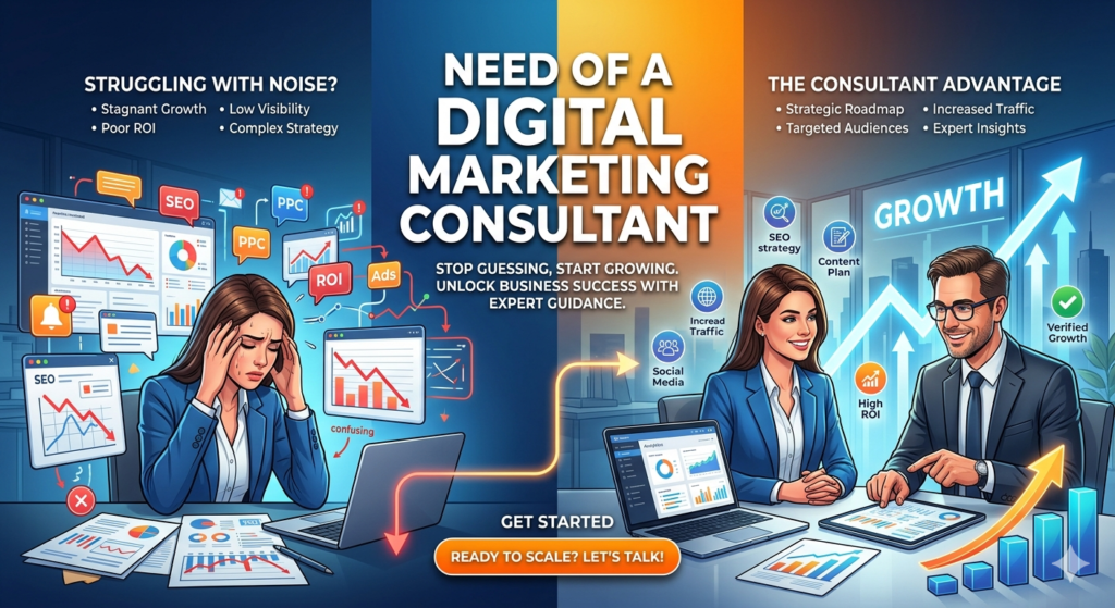 digital marketing consultant in delhi, india