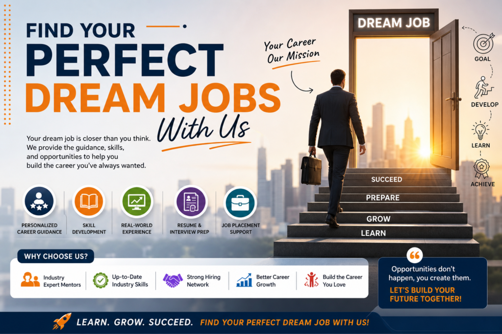 Find Your Perfect Dream Jobs With Us